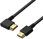 BOOC Straight Left Bend HDMI Elbow HD Video Cable 2.1 4K Computer Monitor (2m)