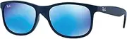 [Ray-Ban] Andy - Matte Blue Frame Blue Mirror Lenses 55mm Non-Polarized