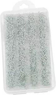 DIY Flower Tuft Model Scenery Decor Long Strip Static Grass Tuft for Model Railway Layouts Tabletop Games and Micro Landscapes Safe Materials for Crafting