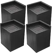 MERRYHAPY Heightened Foot Pads 4pcs Bed Risers Desk Leg Risers for Enhanced Stability Protection
