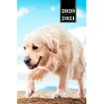 GOLDEN RETRIEVER DOG CALENDAR WEEK PLANNER 2020 / 2021 - SNIFF AND SEARCH: PUP PUPPY DOGGIE PET OWNER WEEKLY BULLET JOURNAL NOTEBOOK DIARY IN 6