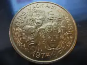 1974 myths magic mysticism satan devil Mardi Gras Doubloon orleans 1 EYE CYCLOPS