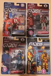 Bundle Deal GI Joe 30th Anniversary POC (x4) Lifeline Blowtorch Grenadier MOC