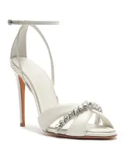 Alexandre Birman Women's Georgina Crystal Bridal 120 Sandals