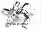New Double-head Zinc Alloy Faucet Single-cold One-in Two-three-way