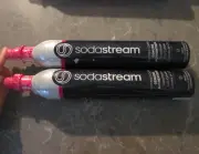 SodaStream CO2 Cylinder Carbonator 14.5 oz. Makes 60L Sealed Brand New Black (2)