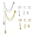 7 Pieces Nice Helix Cartilage Clip on Earrings Piercing Drop Earrings