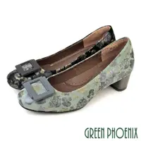 在飛比找PChome24h購物優惠-【GREEN PHOENIX 波兒德】女 高跟鞋 包鞋 粗跟