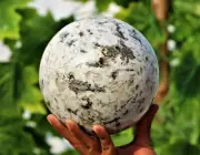 Large 160MM Ball White Rainbow Moonstone Crystal Quartz Healing Stone Sphere