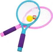 Mipcase 1Set Badminton Racket of Lightweight Badminton Rackets for Outdoor Sports for Parent Games Easy to Hold Fun
