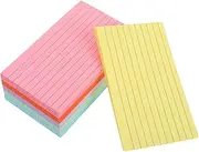 CANIGHT 300pcs Flash Cards with Ruled Lines Note Pad for Studying Task Management and Memo Writing