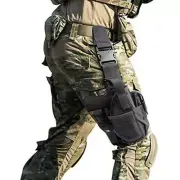 Tactical Hand Gun Drop Leg Thigh Pistol Holster Right Adjustable Bag Unisex USA