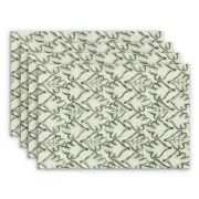 Now Designs Placemat, Hedge Block Print - Set of 4 (HPM1858D)