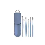 6Pcs Earpick Ear Wax Curette Ear Cleaner Remover Spoon Ear Cleaning Tool Kit