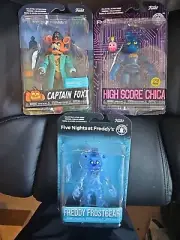 Five Nights FREDDY FIGURES X3 New In Box.. Collectable** Get ALL 3** RARE**