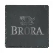 BRORA Whiskey Slate Coaster