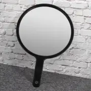 Holding A Circular Mirror Hand Held Mirrors with Handle Barber Handheld