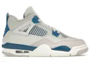 Size 3.5Y - Jordan 4 Retro Military Blue (2024) (GS) HF4281-141