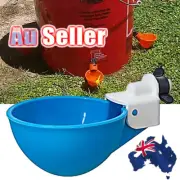 Automatic Chicken Chook Waterer Feeder Duck Bird Feed Drinking System 6J