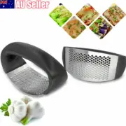 Stainless Steel Manual Garlic Press Crusher Squeezer Mincer Kitchen Rocking QT