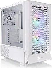 Thermaltake Ceres 330 Tempered Glass ARGB Mid Tower E-ATX Case Snow Edition (Project Zero/BTF Ready), CA-1Y2-00M6WN-01
