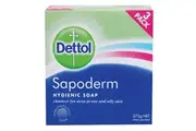 Sapoderm Soap 125 Grams 3/Pack, Schedule 0