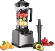1400W Blender 1.8L Large Capacity 6 Blades Anti-Slip 2 Modes for Home F7N5