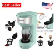 Fast Brew One-Button 2-In-1 Coffee Machine for Pods & Grounds - 14oz Capacity