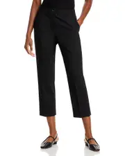 Theory Wool Blend Cropped Tapered Pants