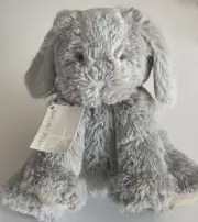 Rare Barefoot Dreams Gray Bunny Rabbit Plush Cuddle Buddy Stuffed Animal NWT Toy