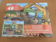 Melissa & Doug Building Site Floor Puzzle 48 Pieces Age 4+
