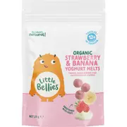 Little Bellies Yoghurt Melts Strawberry & Banana 20g