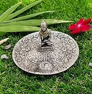 WC_ Buddha Incense Burner Holder Statue Plate Decorative Items for Home and Living Room | Buddha Plate with Bag…