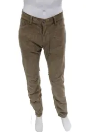 Brax Feel Good Mens Cotton Hi-Flex Corduroy Modern Fit Pants Brown Size 30x34