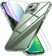 Clear Silicone Soft Case Cover For iPhone 16 15 Pro 14 13 12 11 XS Max XR 8 7 SE