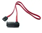 SYSTEM-S SFF-8482 Cable 50 CM SAS 29 Pin For SATA 22 Pin 15 +7 for Hard Drive