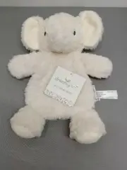Dreamgro White Elephant Security Lovey Soft Plush 10" Best Friend Buddy - New