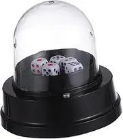 Totority Electric Dice Cup Party Dice Container Dice Storage Cup with 5 Dice Automatic for Club Entertainment