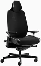 Desky Pro Ergonomic Gaming Chair – Black with Adjustable Lumbar, 4D Armrests, Headrest, Recline Function, Heavy Duty Base & Silent Casters, High-Back Support for Long Gaming Sessions