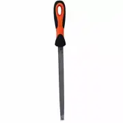 Bahco THREE SQUARE FILE 150x11mm Double Cut Surfaces, Ergonomic Handle
