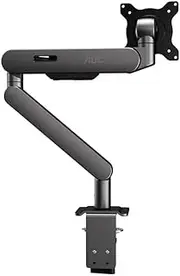 AOC 17in - 40in Single Monitor Desk Arm - Grey (AM406G)