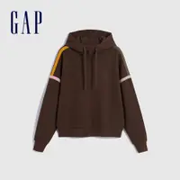 在飛比找蝦皮商城優惠-Gap 女裝 Logo印花帽T-深棕色(840967)