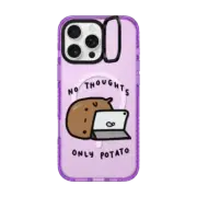 iPhone 16 Pro Max Impact Ring Stand Case MagSafe Compatible no thoughts by sad potato club