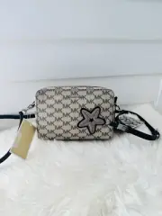 NWT Michael Kors Studio Patches StarFish MK Signature Small Camera Crossbody Bag
