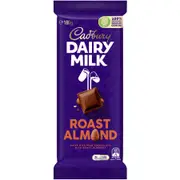 Cadbury Dairy Milk Roast Almond Chocolate Block 180g