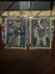 2025 Topps Celebration #327 Bryan Woo & Mitch Garver #338 Confetti Foil