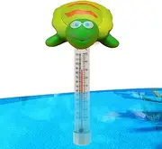 Floating Pool Thermometer, Easy Read Water Temperature Gauge, Cartoon Animals Pattern Pool Water Temperature Meter, for Spa Fish Pond Aquarium Swimming Pools