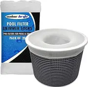 Pool Skimmer Socks - Fine Mesh Swimming Pool & Spa Pre-Filter Savers for Filters, Baskets, and Skimmers