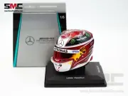 Mercedes AMG F1 W10 #44 Lewis Hamilton US GP 2019 6x WDC 1:5 Spark Helmet 5HF173