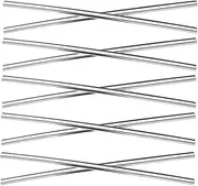TINEASUR 10pcs Electroplated Car Air Vent Strips Durable Decoration for Interior Car Air Conditioning Vents Easy Installation Trim